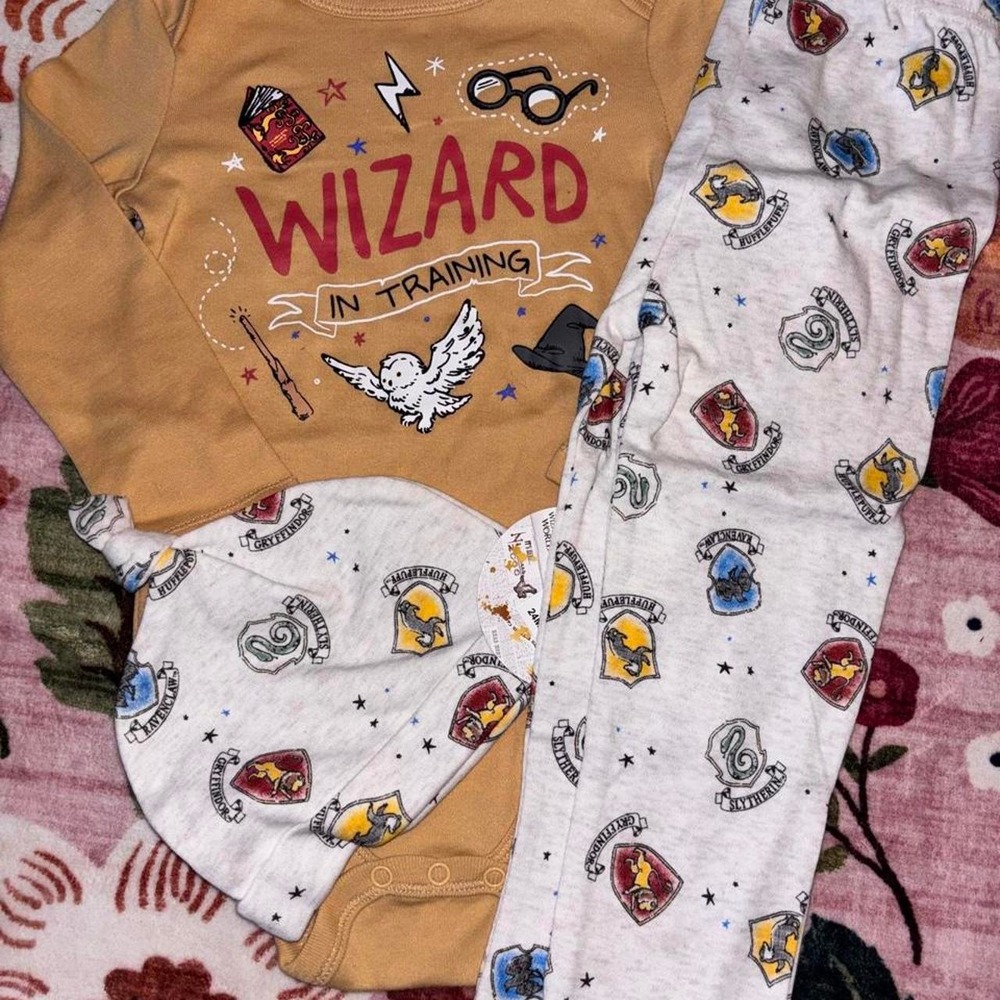 Harry Potter Baby Boys 3 Piece Set 24M